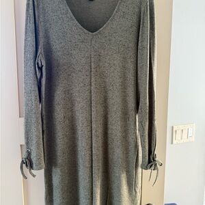 Tribal Loden Green Long Sleeve Bodycon Sweater Dress